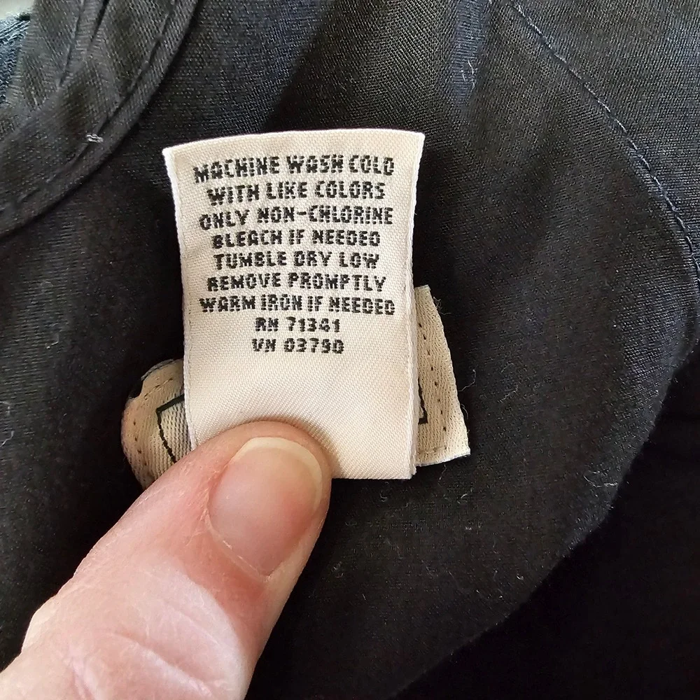 LL Bean Womens Navy Blue 100% Cotton Chino Pants Straight Leg Size 10 Reg GSX7 - Picture 6 of 7